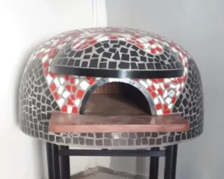 Horno de leña mosaico