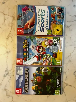 Nintendo Switch con giochi
