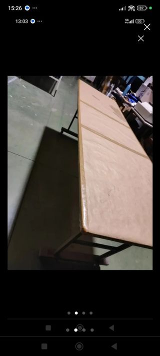 Mesa de trabajo con ruedas