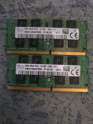 2x SK hynix 8GB DDR4 2133MHz Portátil