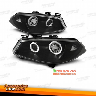 FAROS OJOS DE ANGEL CON LED  MEGANE,  02-05-CRIST