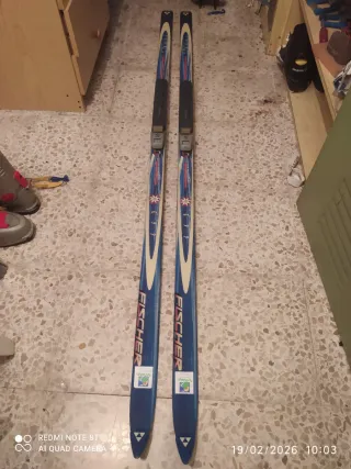 Esquís de fondo Fischer con botas backcountry