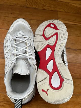 Zapatillas Puma Blancas Usadas