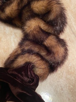 Scalda collo simil visone sintetico molto morbido