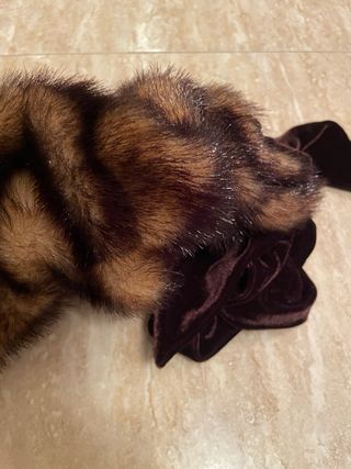 Scalda collo simil visone sintetico molto morbido