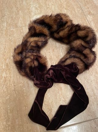 Scalda collo simil visone sintetico molto morbido