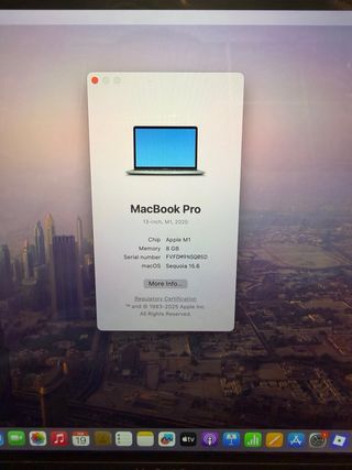 MacBook Pro M1 2020 Gris Espacial