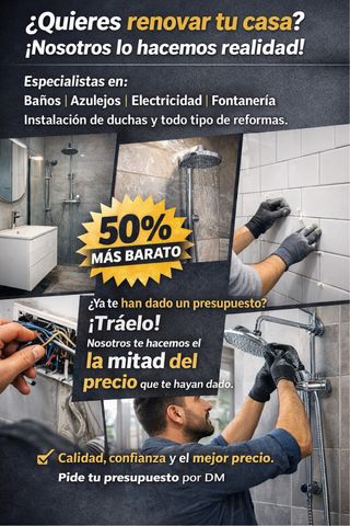 Reformas económicas en Barcelona – 50% más barato