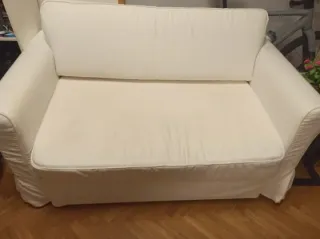 Sofá Cama Doble Hagalund Blanco ¡Oportunidad única