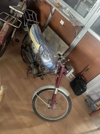 Ducati Moped Azul/Rojo