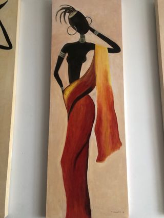 Cuadro Mujer Africana (3 uds)