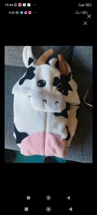 Disfraz de Vaca para Bebé