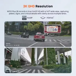 Dashcam 70mai M310 Plus 2K WiFi Nuova Sigillata