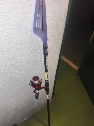 Caña Surfcasting 4.1m y Carrete Mitchell