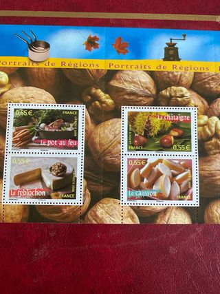 Serie sellos Francia La France à Vivre