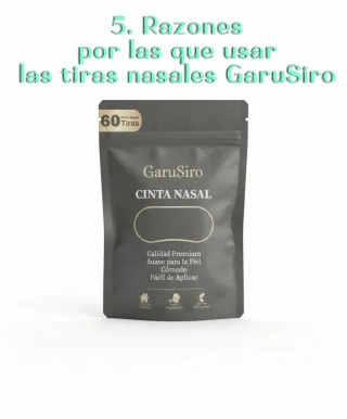 Usa Tiras Nasales GaruSiro - 60 Unidades