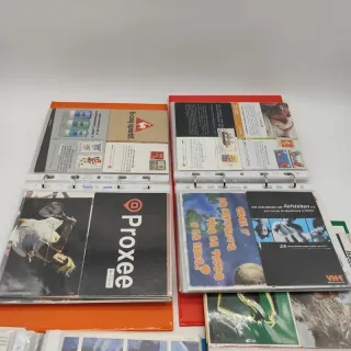 80 cartoline pubblicitarie viaggiate con francobol