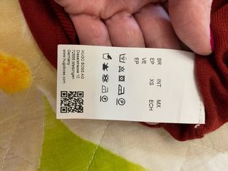 Jersey Hugo Boss cuello alto granate