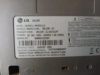 TV LG 26 para reparar