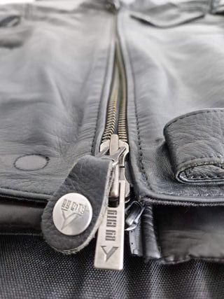 Chaqueta Piel Moto Brooklyn Man By City talla "S"