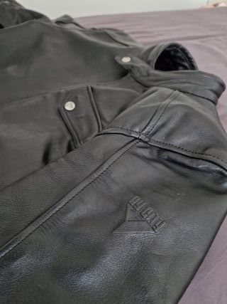 Chaqueta Piel Moto Brooklyn Man By City talla "S"