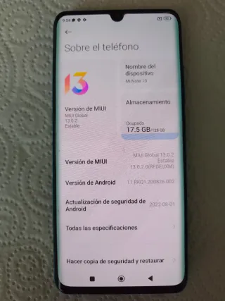 Xiaomi Mi Note 10 Lite 128GB