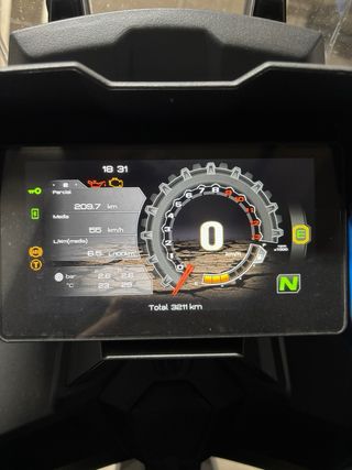 Moto Zontes 703f Adventure Gris/Azul