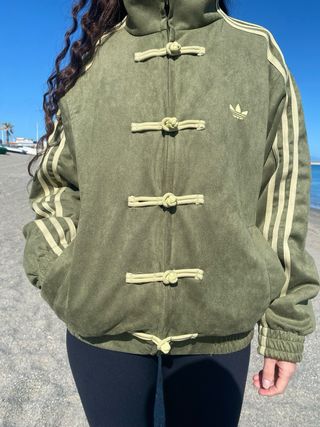 Chaqueta Adidas Año Nuevo Verde Talla S de hombre