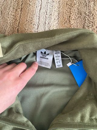 Chaqueta Adidas Año Nuevo Verde Talla S de hombre