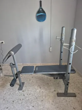 Banco de pesas multifunción de Decatlon