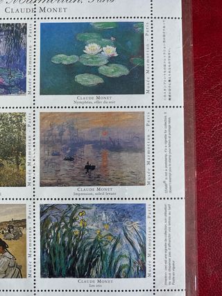 Serie Sellos Claude Monet Musée Marmottan Paris