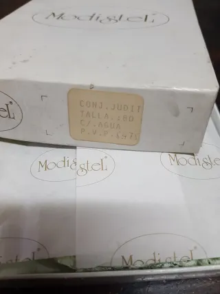 Sujetador Modistell verde encaje