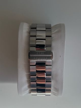 Tissot Gentleman Automático Azul Plateado