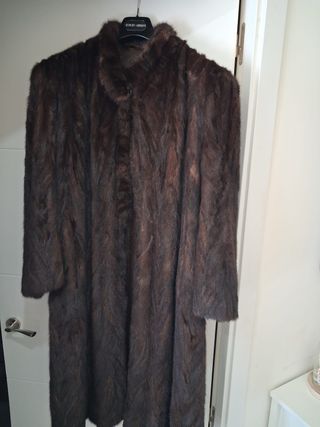 Abrigo piel auténtica