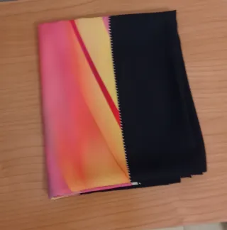 Pañuelo estampado degradado