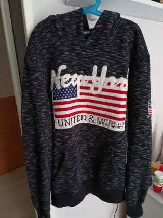 Sudadera New York USA Bandera