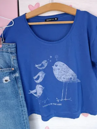 Conjunto Camiseta y Vaqueros Mujer