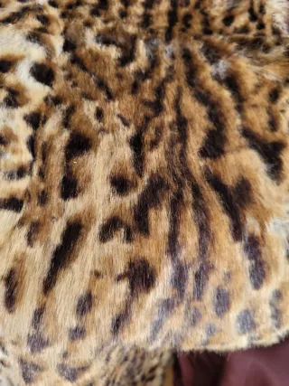 Abrigo Vintage Estampado Leopardo (Guepardo) - Pel