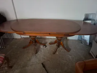 Mesa de comedor extensible madera maciza para 12