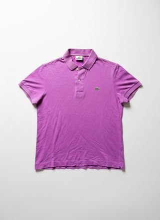 Polo Lacoste Rosa Taglia 3 (S/M) Cotone