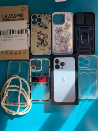 iPhone 13 Pro Azul Completo Como Nuevo