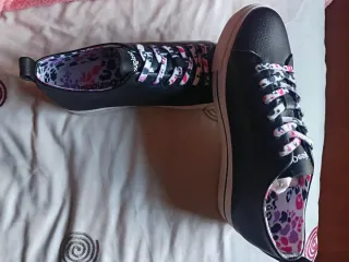 Bambas Desigual negras y multicolor