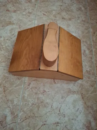 Caja Limpiazapatos Madera