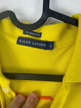 Polo Ralph Lauren Skinny Mujer Talla L Amarillo