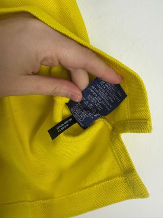 Polo Ralph Lauren Skinny Mujer Talla L Amarillo