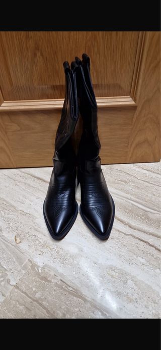 Botas de vaquero negras