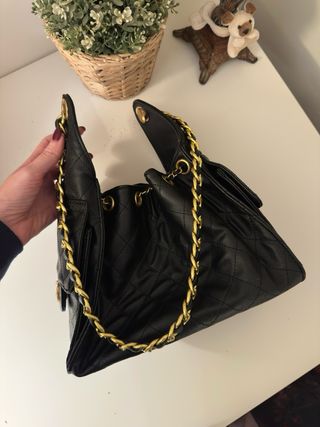 Borsa Chanel Nero Dorato