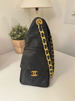 Borsa Chanel Nero Dorato