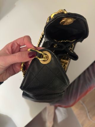 Borsa Chanel Nero Dorato