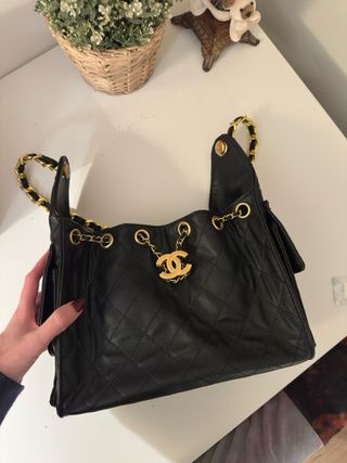 Borsa Chanel Nero Dorato